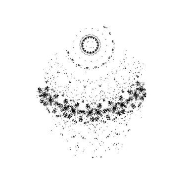 Soyut tek renkli arkaplan. Siyah ve beyaz vektör çizimi, desen  