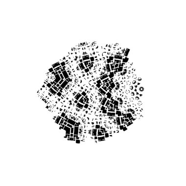 Soyut tek renkli arkaplan. Siyah ve beyaz vektör çizimi, desen  