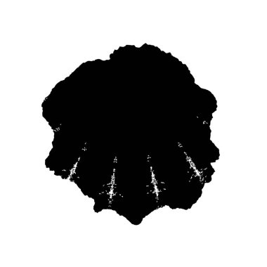 Siyah beyaz dokusunda sıkıntılı bir arka plan. soyut vektör illüstrasyonu.