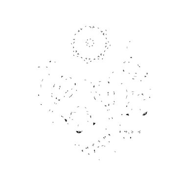 Siyah beyaz dokusunda sıkıntılı bir arka plan. soyut vektör illüstrasyonu.