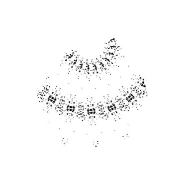 Siyah beyaz dokusunda sıkıntılı bir arka plan. soyut vektör illüstrasyonu.