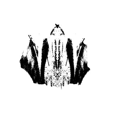 Siyah beyaz dokusunda sıkıntılı bir arka plan. soyut vektör illüstrasyonu.