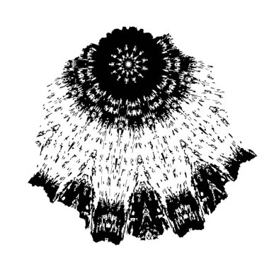 Siyah beyaz dokusunda sıkıntılı bir arka plan. soyut vektör illüstrasyonu.