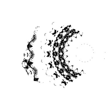 Siyah beyaz dokusunda sıkıntılı bir arka plan. soyut vektör illüstrasyonu.