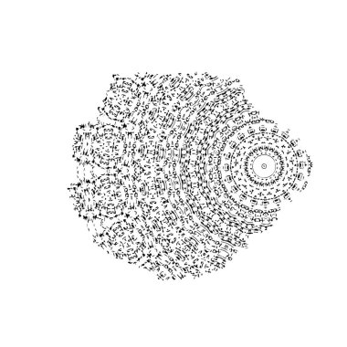 Siyah beyaz dokusunda sıkıntılı bir arka plan. soyut vektör illüstrasyonu.