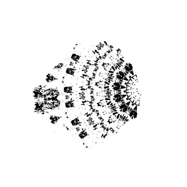 Siyah beyaz dokusunda sıkıntılı bir arka plan. soyut vektör illüstrasyonu.