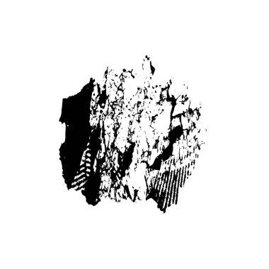 Siyah beyaz dokusunda sıkıntılı bir arka plan. soyut vektör illüstrasyonu.