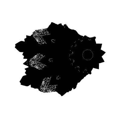 Soyut tek renkli arkaplan. Siyah ve beyaz vektör çizimi, desen  