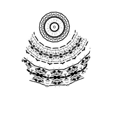 Soyut tek renkli arkaplan. Siyah ve beyaz vektör çizimi, desen  