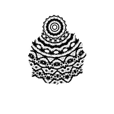 Soyut tek renkli arkaplan. Siyah ve beyaz vektör çizimi, desen  