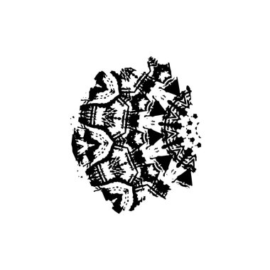 Soyut tek renkli arkaplan. Siyah ve beyaz vektör çizimi, desen  