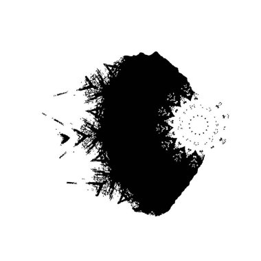  Soyut doku, siyah beyaz arkaplan. vektör illüstrasyonu   