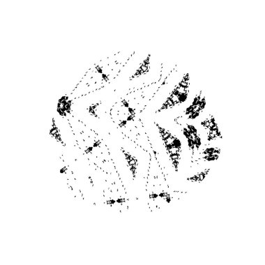  Soyut doku, siyah beyaz arkaplan. vektör illüstrasyonu   