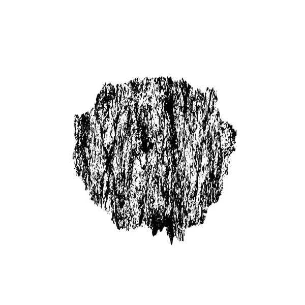 Soyut siyah nokta beyaz arkaplanda izole edilmiş. vektör illüstrasyonu