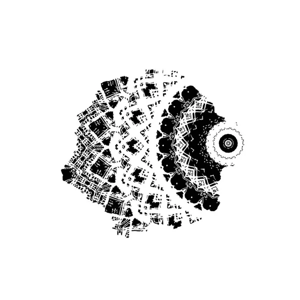 siyah ve beyaz el soyut arkaplan çizildi 