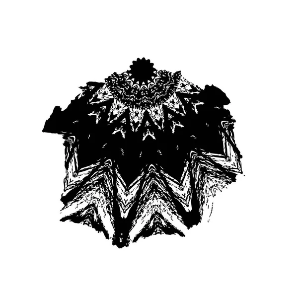 Абстрактный Монохромный Фон Черно Белая Векторная Иллюстрация Шаблон — стоковый вектор