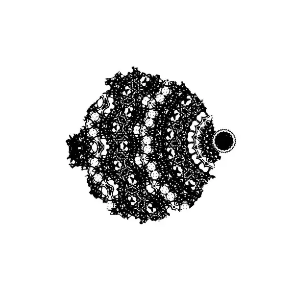 Siyah beyaz dokusunda sıkıntılı bir arka plan. soyut vektör illüstrasyonu.