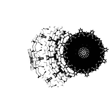 soyut yaratıcı arkaplan, siyah ve beyaz doku  