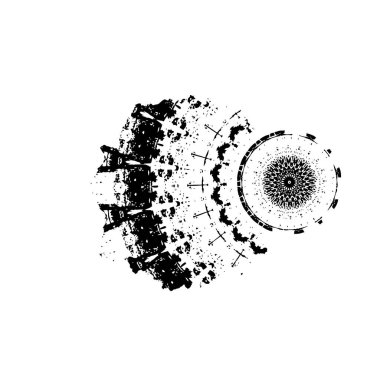 soyut yaratıcı arkaplan, siyah ve beyaz doku  