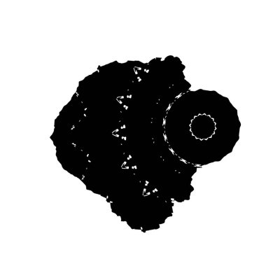 Soyut tek renkli arkaplan. Siyah ve beyaz vektör çizimi