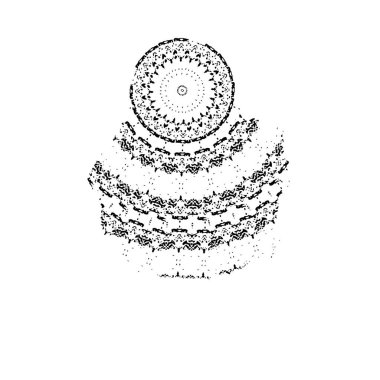 soyut pikselli arkaplan. monokrom dokusu. Siyah beyaz arka plan. kalıp arkaplanı 