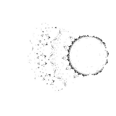 Grunge siyah ve beyaz kentsel vektör doku şablon. Karanlık dağınık toz sıkıntı arka plan kaplaması. Gürültü ve tahıl ile soyut noktalı, çizik, Vintage efekti oluşturmak kolay. Yaşlanma tasarım öğesi