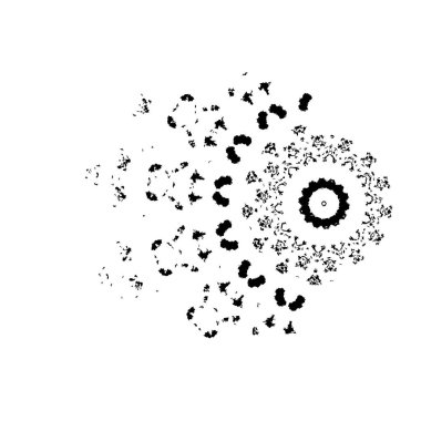Grunge siyah ve beyaz kentsel vektör doku şablon. Karanlık dağınık toz sıkıntı arka plan kaplaması. Gürültü ve tahıl ile soyut noktalı, çizik, Vintage efekti oluşturmak kolay. Yaşlanma tasarım öğesi