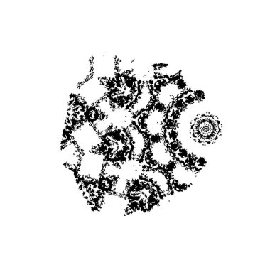 Grunge siyah ve beyaz kentsel vektör doku şablon. Karanlık dağınık toz sıkıntı arka plan kaplaması. Gürültü ve tahıl ile soyut noktalı, çizik, Vintage efekti oluşturmak kolay. Yaşlanma tasarım öğesi