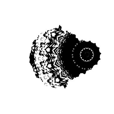 Grunge siyah ve beyaz kentsel vektör doku şablon. Karanlık dağınık toz sıkıntı arka plan kaplaması. Gürültü ve tahıl ile soyut noktalı, çizik, Vintage efekti oluşturmak kolay. Yaşlanma tasarım öğesi