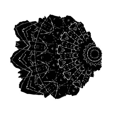 Soyut tek renkli arkaplan. Siyah ve beyaz vektör çizimi