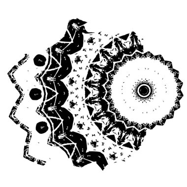 Soyut tek renkli arkaplan. Siyah ve beyaz vektör çizimi