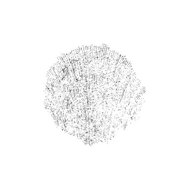 Soyut siyah nokta beyaz arkaplanda izole edilmiş. vektör illüstrasyonu