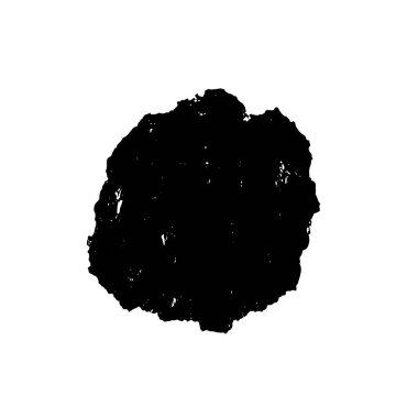 Soyut siyah nokta beyaz arkaplanda izole edilmiş. vektör illüstrasyonu