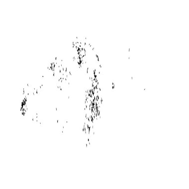 Beyaz arkaplanda soyut mürekkep lekesi, vektör illüstrasyonu