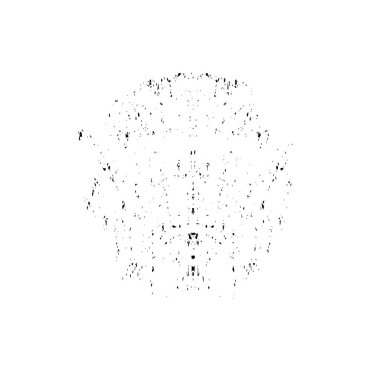 Soyut siyah nokta beyaz arkaplanda izole edilmiş. vektör illüstrasyonu