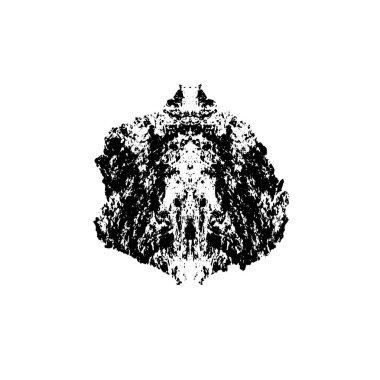 Soyut siyah nokta beyaz arkaplanda izole edilmiş. vektör illüstrasyonu