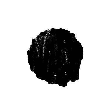 Soyut siyah nokta beyaz arkaplanda izole edilmiş. vektör illüstrasyonu