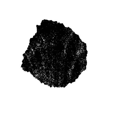 Soyut siyah nokta beyaz arkaplanda izole edilmiş. vektör illüstrasyonu