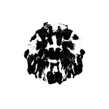 Beyaz arka planda soyut siyah nokta. vektör illüstrasyonu