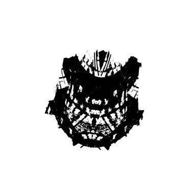  Soyut doku, siyah beyaz arkaplan. vektör illüstrasyonu   