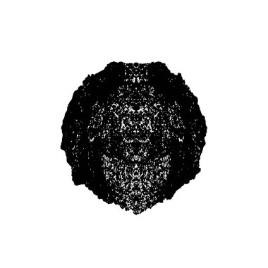 Beyaz arka planda soyut siyah nokta. vektör illüstrasyonu