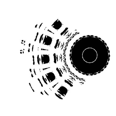  Soyut doku, siyah beyaz arkaplan. vektör illüstrasyonu   