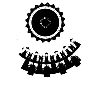  Soyut doku, siyah beyaz arkaplan. vektör illüstrasyonu   