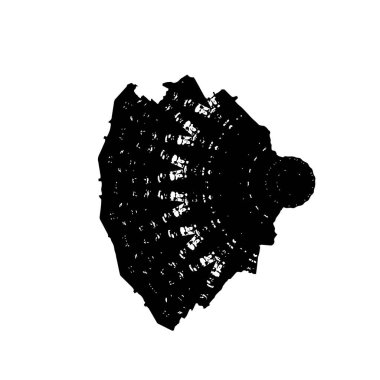  Soyut doku, siyah beyaz arkaplan. vektör illüstrasyonu   