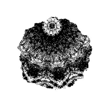 Grunge siyah fırça darbesi. el çizimi mürekkep