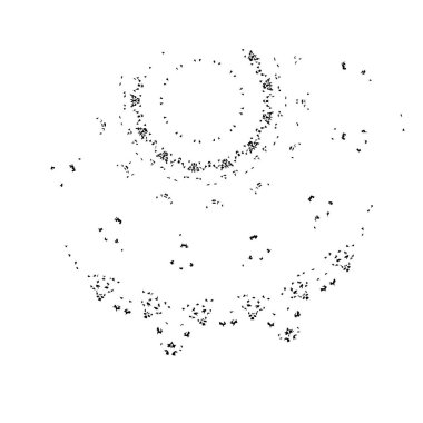 Grunge siyah fırça darbesi. el çizimi mürekkep