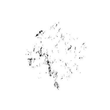 Grunge siyah fırça darbesi. el çizimi mürekkep