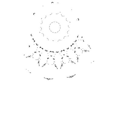 Grunge siyah fırça darbesi. el çizimi mürekkep