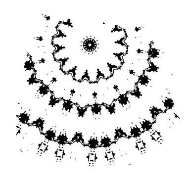 siyah ve beyaz grunge dokusu. vektör arkaplanı