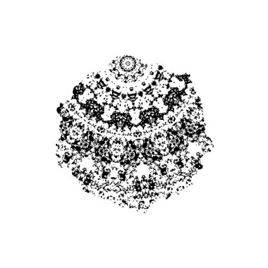 siyah ve beyaz grunge dokusu. vektör arkaplanı